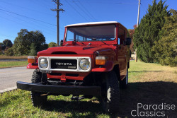 Red 1982 Toyota Land Cruiser