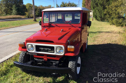 Red 1982 Toyota Land Cruiser