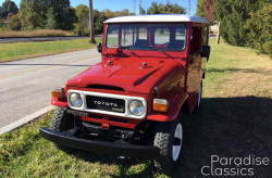 Red 1982 Toyota Land Cruiser