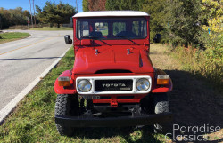 Red 1982 Toyota Land Cruiser