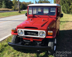 Red 1982 Toyota Land Cruiser