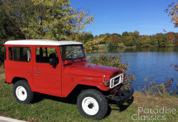 Red 1982 Toyota Land Cruiser