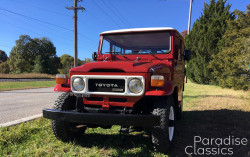 Red 1982 Toyota Land Cruiser