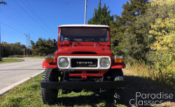 Red 1982 Toyota Land Cruiser