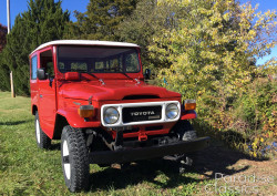 Red 1982 Toyota Land Cruiser