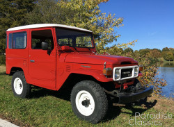 Red 1982 Toyota Land Cruiser