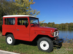 Red 1982 Toyota Land Cruiser