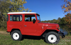 Red 1982 Toyota Land Cruiser