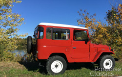 Red 1982 Toyota Land Cruiser