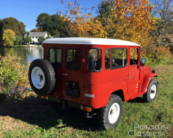 Red 1982 Toyota Land Cruiser