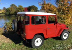Red 1982 Toyota Land Cruiser
