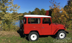Red 1982 Toyota Land Cruiser