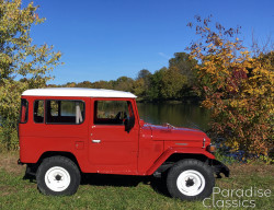 Red 1982 Toyota Land Cruiser