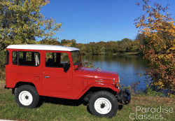 Red 1982 Toyota Land Cruiser