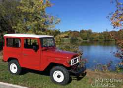 Red 1982 Toyota Land Cruiser