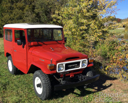 Red 1982 Toyota Land Cruiser
