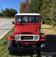 Red 1982 Toyota Land Cruiser
