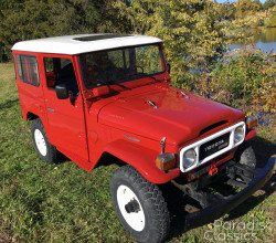 Red 1982 Toyota Land Cruiser