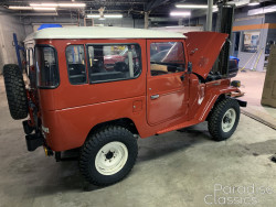Red 1982 Toyota Land Cruiser