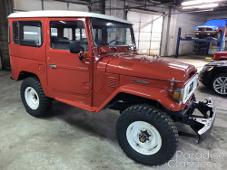 Red 1982 Toyota Land Cruiser