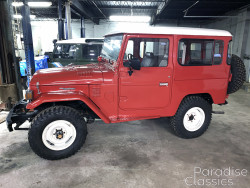 Red 1982 Toyota Land Cruiser