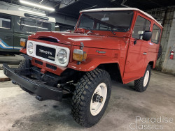 Red 1982 Toyota Land Cruiser