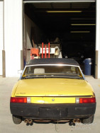 Yellow 1975 Porsche 914