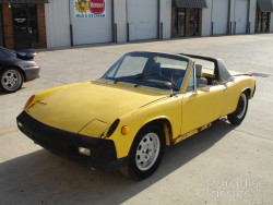 Yellow 1975 Porsche 914