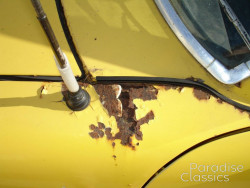 Yellow 1975 Porsche 914