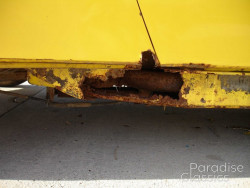 Yellow 1975 Porsche 914