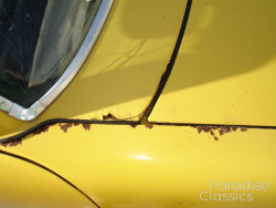 Yellow 1975 Porsche 914