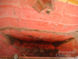 Red/White 1961 Volkswagen Bus