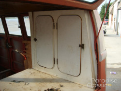 Red/White 1961 Volkswagen Bus