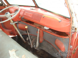 Red/White 1961 Volkswagen Bus