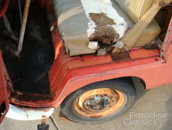Red/White 1961 Volkswagen Bus