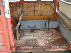 Red/White 1961 Volkswagen Bus