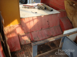 Red/White 1961 Volkswagen Bus