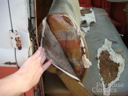 Red/White 1961 Volkswagen Bus