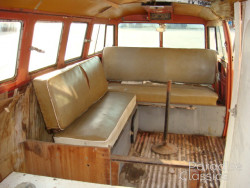 Red/White 1961 Volkswagen Bus