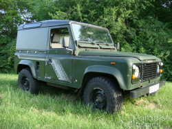 Green 1989 Land Rover Defender