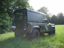Green 1989 Land Rover Defender