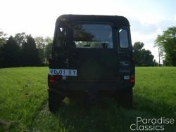Green 1989 Land Rover Defender