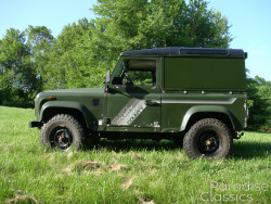 Green 1989 Land Rover Defender