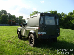 Green 1989 Land Rover Defender