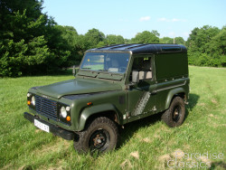 Green 1989 Land Rover Defender