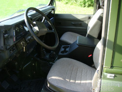 Green 1989 Land Rover Defender