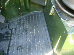 Green 1989 Land Rover Defender