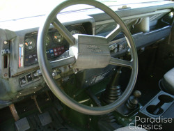 Green 1989 Land Rover Defender