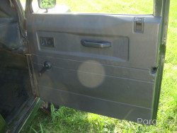 Green 1989 Land Rover Defender