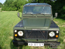 Green 1989 Land Rover Defender